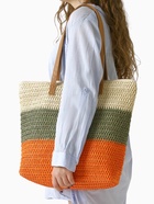 Сумка пляжная, на молнии, на подкладке, 47×12×35 см, разноцветная - Фото 4