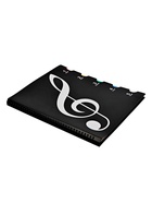 Нотная папка - 10 файлов 20 листов черная - Фото 2