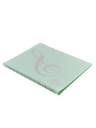 Нотная папка - 10 файлов 20 листов зеленая - Фото 2