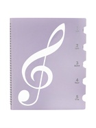 Нотная папка - 10 файлов 20 листов фиолетовая - Фото 1