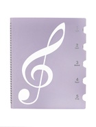 Нотная папка - 20 файлов 40 листов фиолетовая - Фото 1