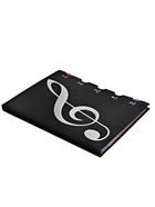 Нотная папка - 30 файлов 60 листов черная - Фото 2