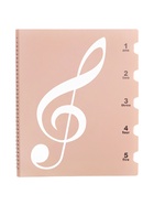 Нотная папка - 30 файлов 60 листов розовая - Фото 1