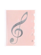 Нотная папка - 30 файлов 60 листов розовая - Фото 9