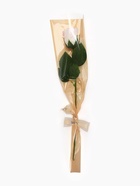 Подарочная мыльная роза, светло-бежевая - Фото 5