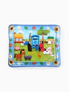 Акваковрик надувной, 60×50 см, фигурки EVA, Синий Трактор - Фото 3