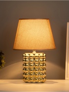 Лампа настольная RISALUX «Бабл», 40 Вт, Е14, золото, 22×22×32 см - фото 33753846