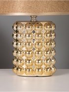 Лампа настольная RISALUX «Бабл», 40 Вт, Е14, золото, 22×22×32 см - фото 33753848