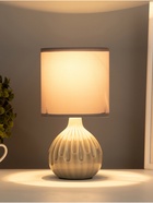 Лампа настольная RISALUX «Капли», 40 Вт, Е14, серый, 12×12×24 см 10767562