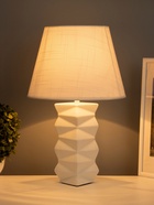 Лампа настольная RISALUX «Мозаика», 40 Вт, Е14, белый, 24×24×38 см - фото 33753907