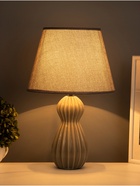 Лампа настольная RISALUX «Поэзия», 40 Вт, Е14, серый, 24×24×38 см - Фото 2