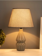 Лампа настольная RISALUX «Пастораль», 40 Вт, Е14, серый, 24×24×38 см - Фото 2