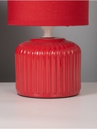 Лампа настольная RISALUX «Муза», 40 Вт, Е14, красный, 13×13×23 см - Фото 4