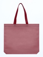 Пакет с петлевой ручкой, сумка - шопер «Эко», 38×32×10 см, розовый - Фото 5