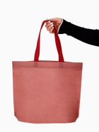 Пакет с петлевой ручкой, сумка - шопер «Эко», 38×32×10 см, розовый - Фото 2