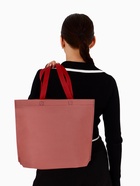 Пакет с петлевой ручкой, сумка - шопер «Эко», 38×32×10 см, розовый - Фото 3