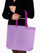 Пакет с петлевой ручкой, сумка - шопер «Эко», 38×32×10 см, фиолетовый - Фото 4