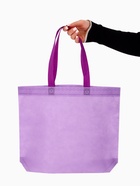 Пакет с петлевой ручкой, сумка - шопер «Эко», 38×32×10 см, фиолетовый - Фото 2