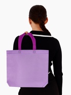 Пакет с петлевой ручкой, сумка - шопер «Эко», 38×32×10 см, фиолетовый - Фото 3