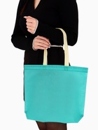 Пакет с петлевой ручкой, сумка - шопер «Эко», 38×32×10 см, бирюзовый - Фото 3