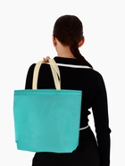 Пакет с петлевой ручкой, сумка - шопер «Эко», 38×32×10 см, бирюзовый - Фото 2