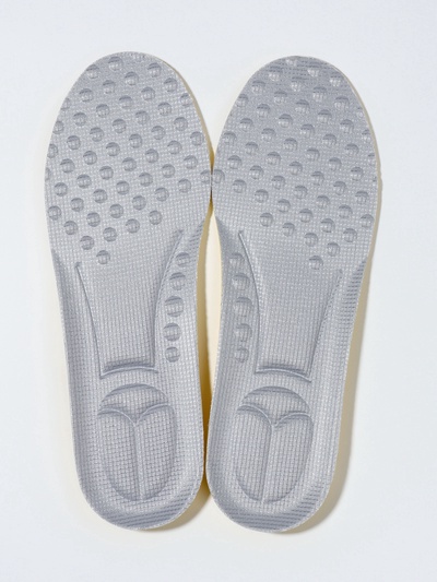 Стельки детские для обуви, универсальные, р-р RU до 35 (р-р Пр-ля до 36), 23.4 см, пара, серые
