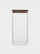 Банка для сыпучих BellaTenero «Эко. Квадрат». 1.6 л, 10×20 см, с бамбуковой крышкой, стекло, прозрачная - Фото 3