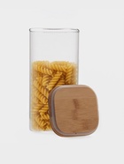 Банка для сыпучих BellaTenero «Эко. Квадрат». 1.6 л, 10×20 см, с бамбуковой крышкой, стекло, прозрачная - Фото 4