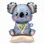 Воздушный шар фольгированный 23" «Коала», на подставке, под воздух - Фото 1