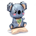 Воздушный шар фольгированный 23" «Коала», на подставке, под воздух - Фото 2