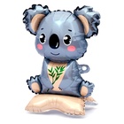 Воздушный шар фольгированный 23" «Коала», на подставке, под воздух - Фото 3