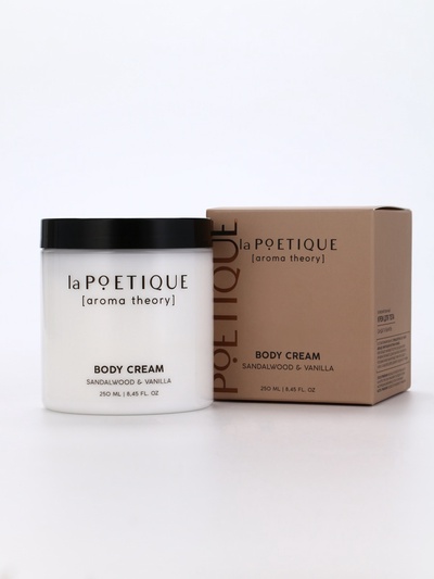 Крем для рук и тела парфюмированный laPOETIQUE, 250 мл, аромат сандал и ваниль