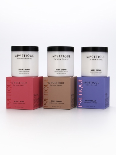 Крем для рук и тела парфюмированный laPOETIQUE, 250 мл, аромат табак и вишня