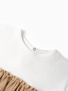 Платье Крошка Я Муслин, рост 68-74, бежевое 10788081