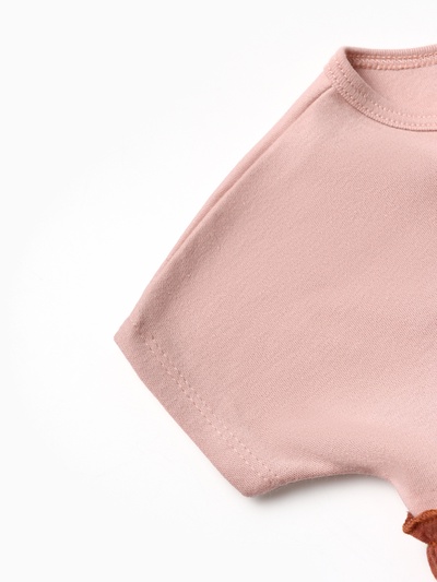 Платье Крошка Я Муслин, рост 68-74, коричневое