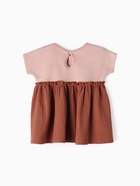 Платье Крошка Я Муслин, рост 80-86, коричневое 10788088 Платье Крошка Я Муслин, рост 80-86, коричневое 10788088