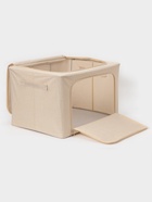 Кофр для хранения вещей LaDо́m, размеры 50×40×33 см, бежевый, материал батист - Фото 5