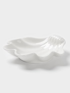 Блюдо для подачи ракушка Доляна White Label, 21.5×21×5.5 см, фарфор, белое - Фото 2