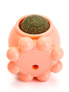 Игрушка с кошачьей мятой для кошек «Осьминог», 5×4 см, на основании, пластик, розовая - Фото 4