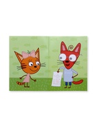 Книжка «Аппликации наклейками», А5, 12 стр., Три кота - Фото 8