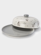 Блинница Доляна «Гуси», d=23 см, h=11 см, доломит, белая - Фото 3