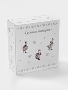 Блинница Доляна «Гуси», d=23 см, h=11 см, доломит, белая - Фото 6