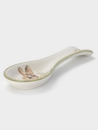 Подставка под ложку Доляна «Зайка», 22.3×7.1×2.7 см, доломит, белая, зелёная - Фото 3