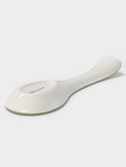 Подставка под ложку Доляна «Зайка», 22.3×7.1×2.7 см, доломит, белая, зелёная - Фото 4