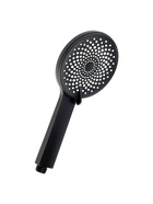 УЦЕНКА Набор леек для душа ZEIN Z3553, верх. на шарнире d=22 см, ручн. 5 реж. d=12 см, черный - Фото 4