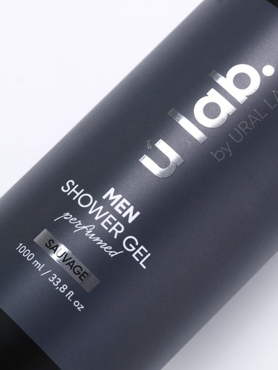 Гель для душа мужской, парфюмированный Dior Sauvage, 1000 мл, ULAB