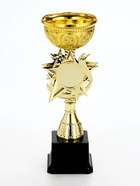 Кубок под нанесение 189, наградная фигура, золото, подставка пластик, 24.5 см - Фото 2