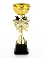 Кубок под нанесение 189, наградная фигура, золото, подставка пластик, 24.5 см - Фото 4