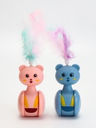 Игрушка-неваляшка с пером, 11×6 см, с местом под лакомство, пластик, цвет МИКС - Фото 7