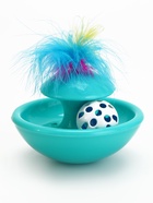 Игрушка-неваляшка с пером, 12.3×6 см, цвет МИКС - Фото 3